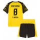 Maillot de foot Borussia Dortmund Felix Nmecha #8 Domicile vêtements enfant 2025-26 Manches Courtes (+ pantalon court) Maillot de foot Borussia Dortmund Felix Nmecha #8 Domicile vêtements enfant 2025-26 Manches Courtes (+ pantalon court)
